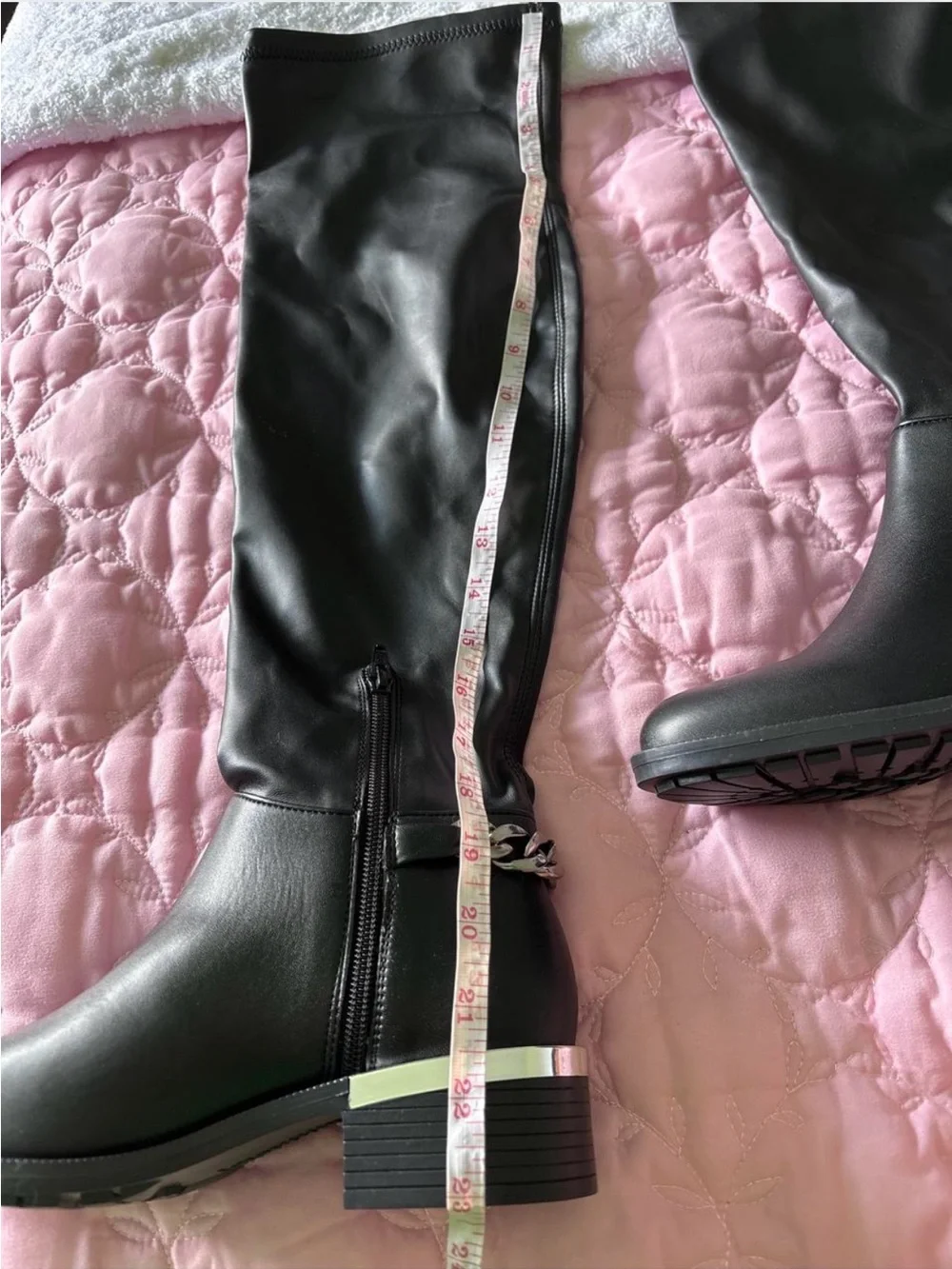 ANDREA FENZI Black Over-the-Knee Block Heel Boots